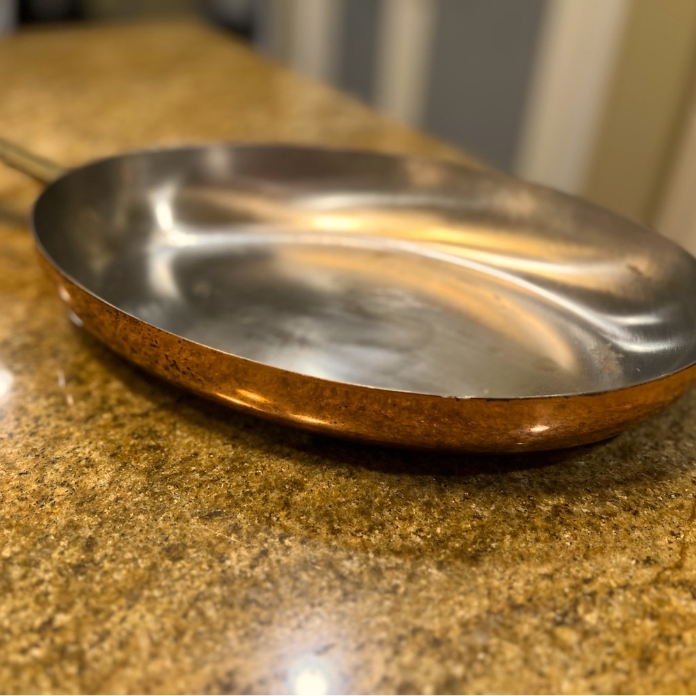 Revere ware copper fish pan in good condition